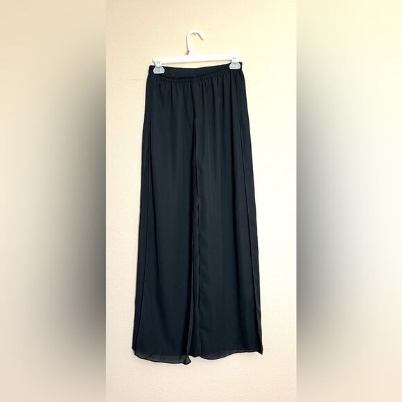 Adrianna Papell Vintage Evening Essentials Chiffon Overlay Pants - Picture 4 of 7
